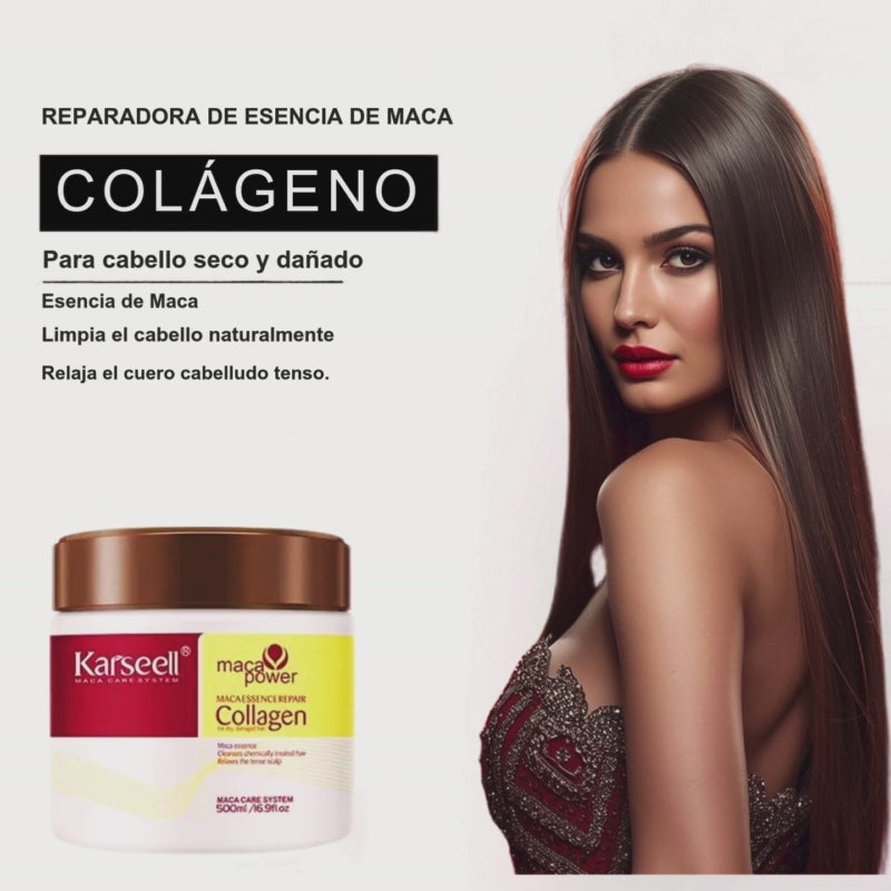 MASCARILLA CAPILAR DE COLAGENO. ¡Adiós al cabello seco y dañado!
